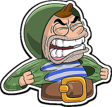 Как у русских командиров глаза вылезли