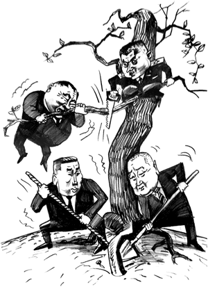 Кара-оол в кольце недругов