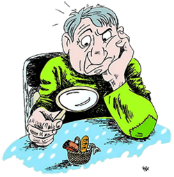 Зачем вам еда, если у вас нет денег?