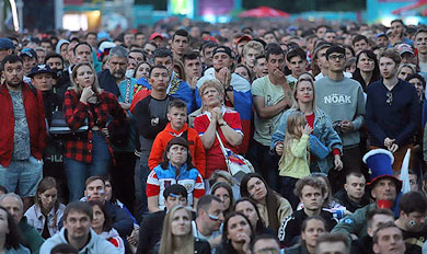 Фан-зона Евро в Санкт-Петербурге