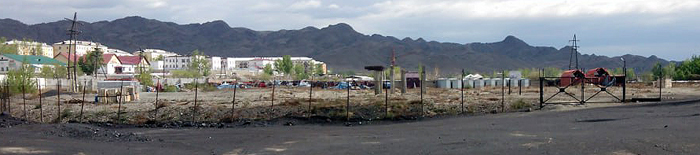 Фундаменты на строительной площадке новой котельной Ак-Довурака