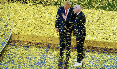 Джанни Инфантино осторожно объясняет Дональду Трампу, что он не член национальной сборной Испании